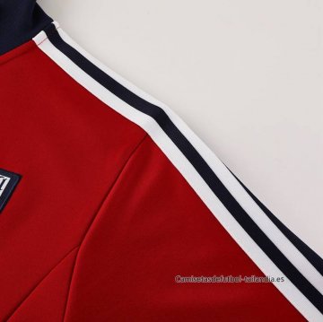 Chandal de Chaqueta del Arsenal 2024-2025 Rojo Negro