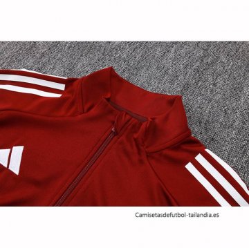 Chandal de Chaqueta del Arsenal 2025-2026 Rojo Negro