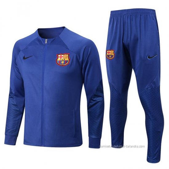 Chandal de Chaqueta del Barcelona 2022-2023 Azul - Haga un click en la imagen para cerrar