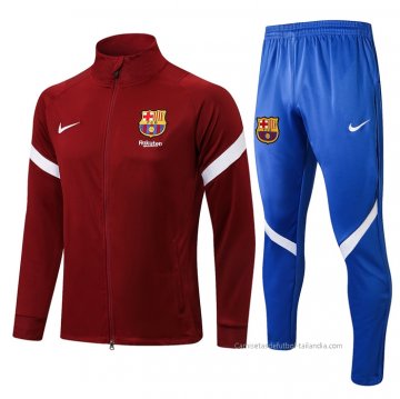 Chandal de Chaqueta del Barcelona 2021-2022 Rojo Chandal de Chaqueta del Barcelona 2021-2022 Rojo