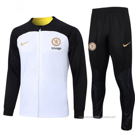 Chandal de Chaqueta del Chelsea Nino 2023-2024 Blanco - Haga un click en la imagen para cerrar