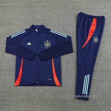 Chandal de Chaqueta del Espana 2024-2025 Azul