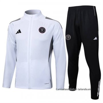 Chandal de Chaqueta del Inter Miami Nino 2025-2026 Blanco