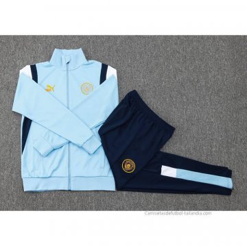Chandal de Chaqueta del Manchester City 2023-2024 Azul