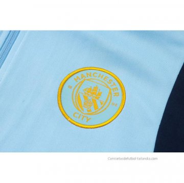 Chandal de Chaqueta del Manchester City 2023-2024 Azul