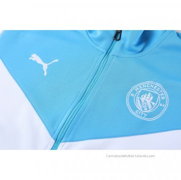 Chandal de Chaqueta del Manchester City 2021-2022 Azul
