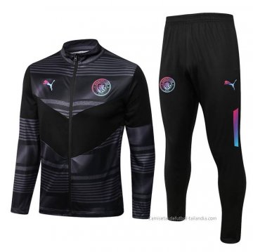 Chandal de Chaqueta del Manchester City 2022-2023 Negro Chandal de Chaqueta del Manchester City 2022-2023 Negro