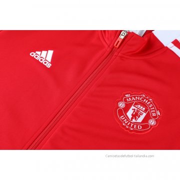 Chandal de Chaqueta del Manchester United 2021-2022 Rojo