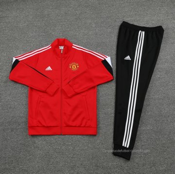 Chandal de Chaqueta del Manchester United 2021-2022 Rojo