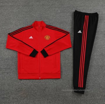 Chandal de Chaqueta del Manchester United 2023-2024 Rojo
