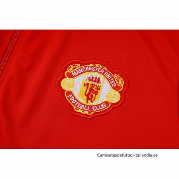 Chandal de Chaqueta del Manchester United Nino 2025-2026 Rojo