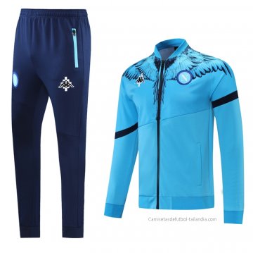 Chandal de Chaqueta del Napoli 2021-2022 Azul