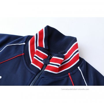 Chandal de Chaqueta del Paris Saint-Germain 2021 Azul