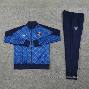 Chandal de Chaqueta del Paris Saint-Germain 2024-2025 Azul