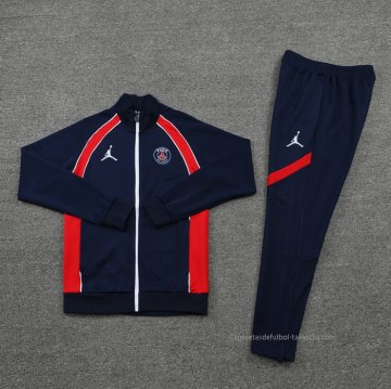 Chandal de Chaqueta del Paris Saint-Germain Jordan 2021-2022 Azul