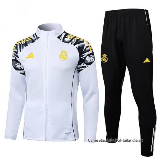 Chandal de Chaqueta del Real Madrid 2025-2026 Blanco - Haga un click en la imagen para cerrar