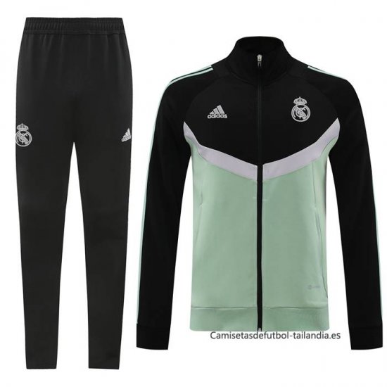 Chandal de Chaqueta del Real Madrid 2024-2025 Negro Verde - Haga un click en la imagen para cerrar