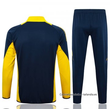 Chandal de Chaqueta del Real Madrid Nino 2024-2025 Azul