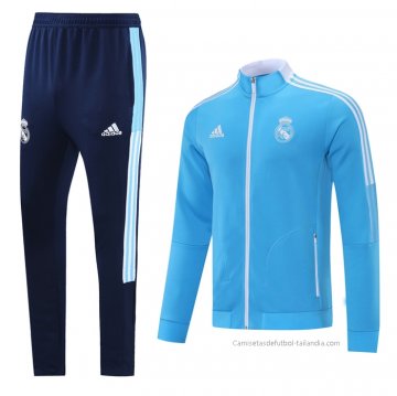 Chandal de Chaqueta del Real Madrid Nino 2021-2022 Azul