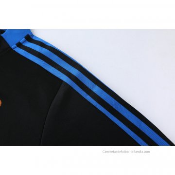 Chandal de Chaqueta del Real Madrid Nino 2021-2022 Negro