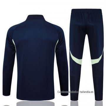 Chandal de Chaqueta del Real Madrid Nino 2025-2026 Azul Oscuro