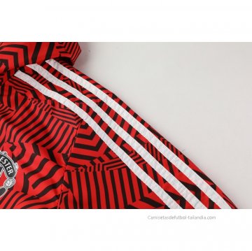 Chandal de Rompevientos del Manchester United 2021 Rojo