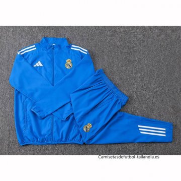 Chandal de Rompevientos del Real Madrid 2026-2027 Azul