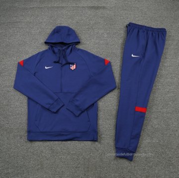 Chandal de Sudadera del Atletico Madrid 2021-2022 Azul