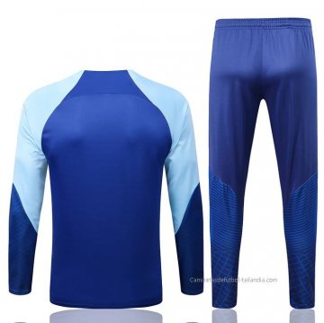 Chandal de Sudadera del Atletico Madrid 2022-2023 Azul