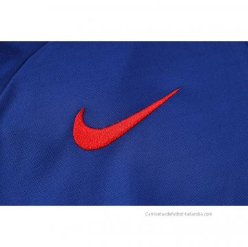 Chandal de Sudadera del Barcelona Nino 2022-2023 Azul