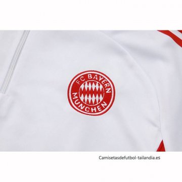 Chandal de Sudadera del Bayern Munich Nino 2025-2026 Blanco