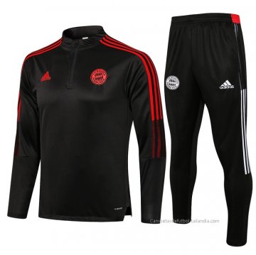 Chandal de Sudadera del Bayern Munich Nino 2021-2022 Gris Chandal de Sudadera del Bayern Munich Nino 2021-2022 Gris