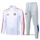 Chandal de Sudadera del Bayern Munich Nino 2025-2026 Blanco Rojo