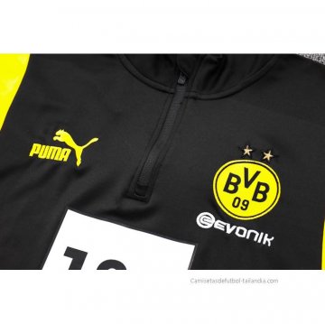 Chandal de Sudadera del Borussia Dortmund 2023-2024 Negro