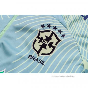 Chandal de Sudadera del Brasil Nino 2022-2023 Verde