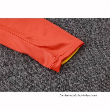 Chandal de Sudadera del Brasil Nino 2025-2026 Naranja
