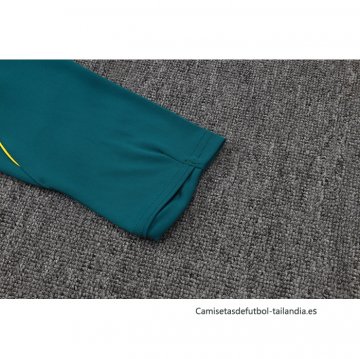 Chandal de Sudadera del Brasil Nino 2026-2027 Verde
