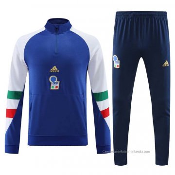 Chandal de Sudadera del Italia 2023-2024 Azul Chandal de Sudadera del Italia 2023-2024 Azul