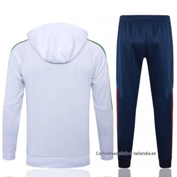 Chandal de Sudadera del Italia 2024-2025 Blanco