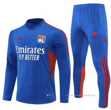 Chandal de Sudadera del Lyon 2022-2023 Azul Chandal de Sudadera del Lyon 2022-2023 Azul