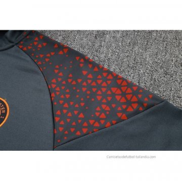 Chandal de Sudadera del Manchester City 2023-2024 Gris