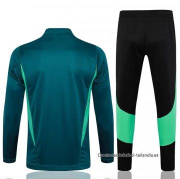 Chandal de Sudadera del Manchester United 2024-2025 Verde