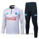 Chandal de Sudadera del Napoli Nino 2025-2026 Blanco