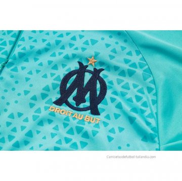 Chandal de Sudadera del Olympique Marsella Nino 2023-2024 Verde