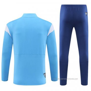 Chandal de Sudadera del Olympique Marsella Nino 2023-2024 Azul