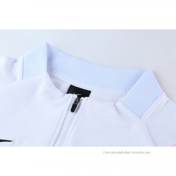 Chandal de Sudadera del Paris Saint-Germain 2021-2022 Blanco