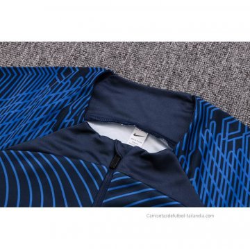 Chandal de Sudadera del Paris Saint-Germain 2022-2023 Azul