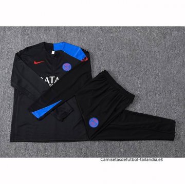 Chandal de Sudadera del Paris Saint-Germain 2025-2026 Negro