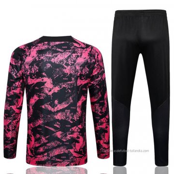 Chandal de Sudadera del Paris Saint-Germain 2022-2023 Negro y Rosa