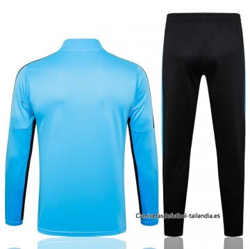 Chandal de Sudadera del Paris Saint-Germain 2023-2024 Azul Claro